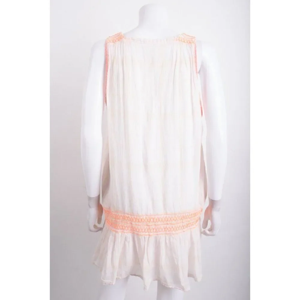 Free People Womens Plaid Mini Dress White Run with Me XS Sleeveless  ob770119